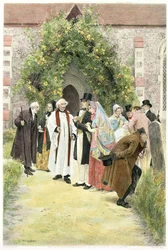 Chrzest, wyd. 1933 (akwatinta)